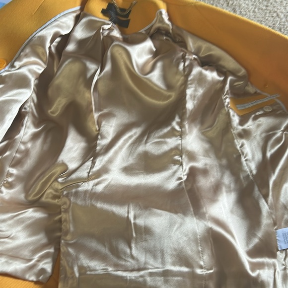 J Crew Marigold Majesty Stadium Cloth Wool Peacoat SZ 2 - Picture 9 of 11